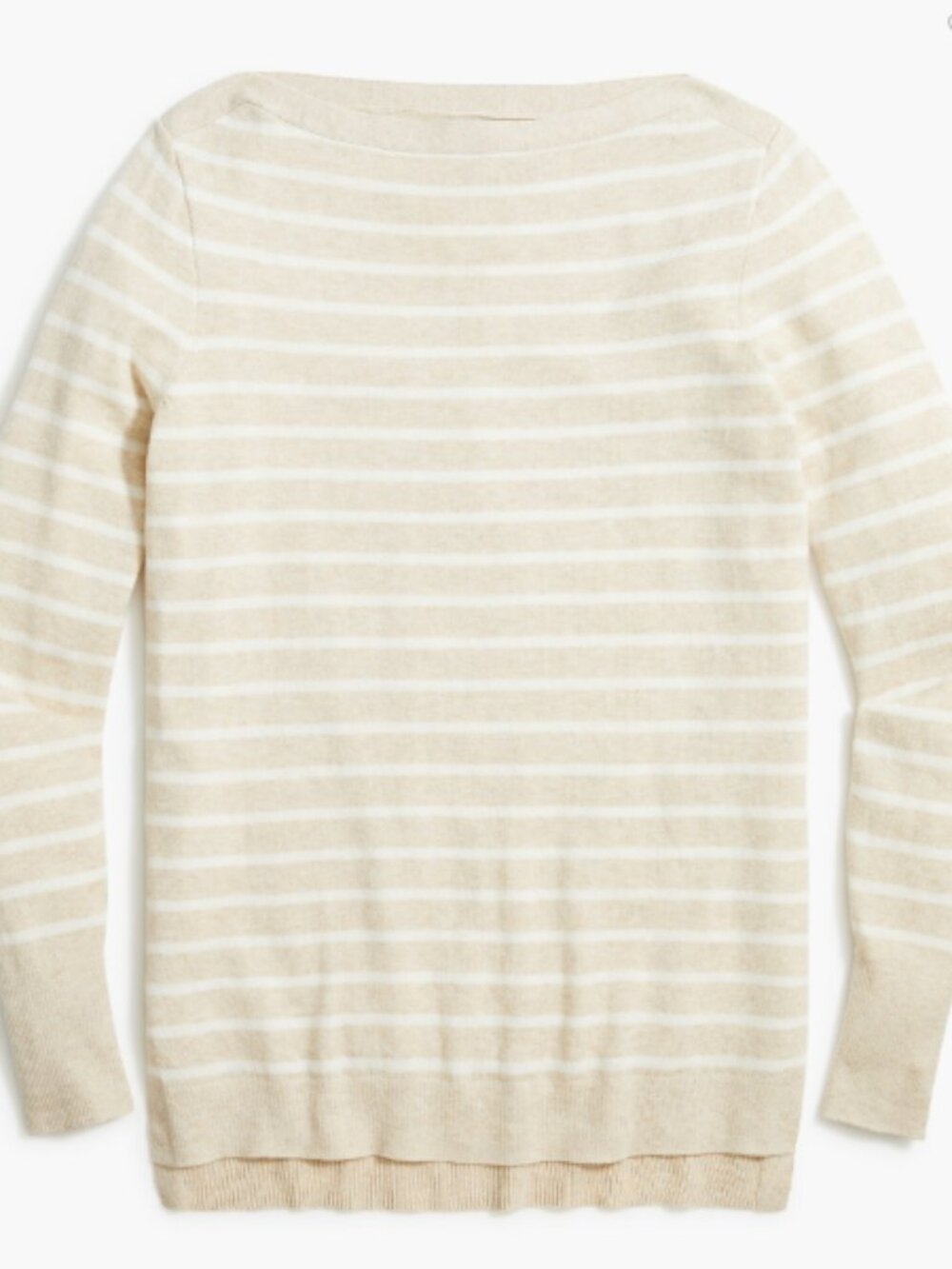 NWOT Jcrew Boatneck Striped Tunic Sweater
